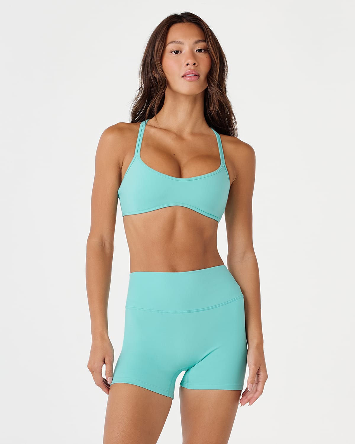 Serenity Soft Millie Crop | Lagoon