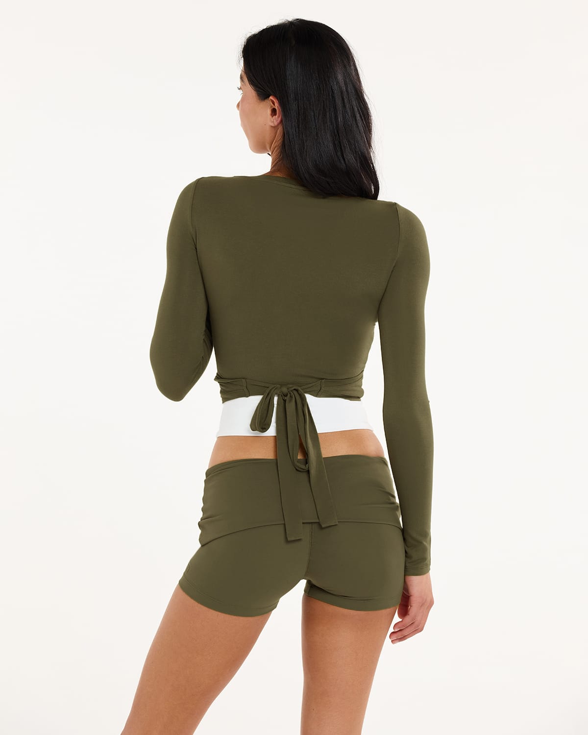 Ballet Wrap Top | Deep Green