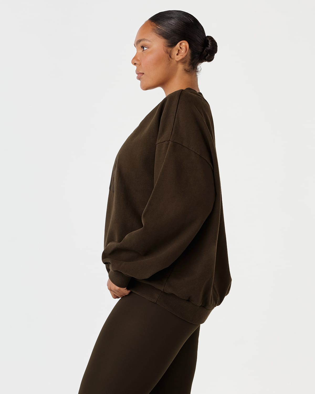 CSB V Neck Sweatshirt | Dark Chocolate
