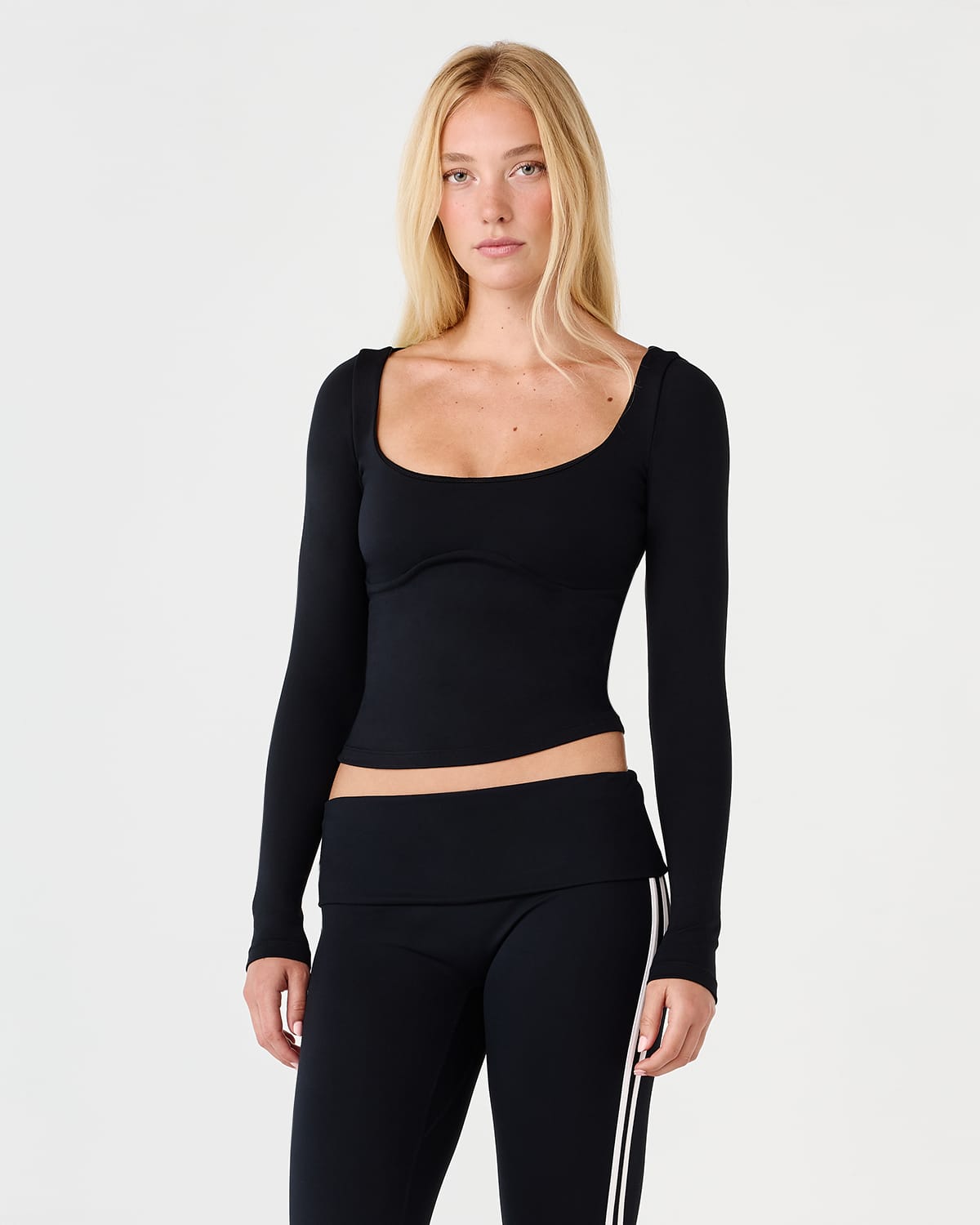 Form Eloise Long Sleeve Top | Black
