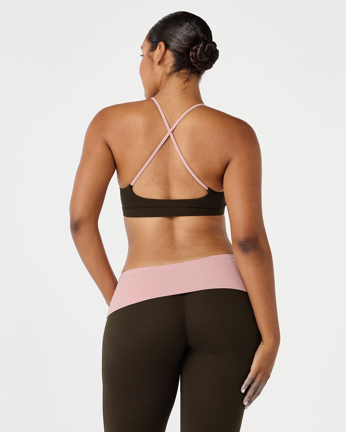 Form Gia Crop | Dark Chocolate Two Tone