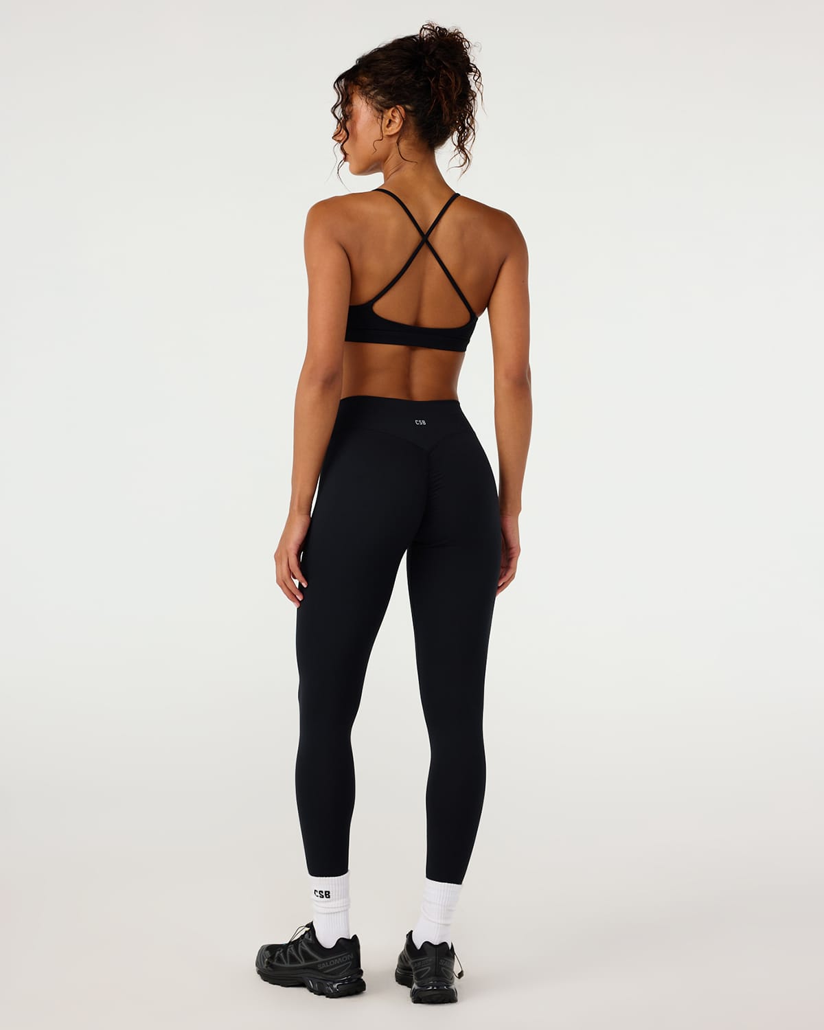 Serenity Active Zip Tank | Black