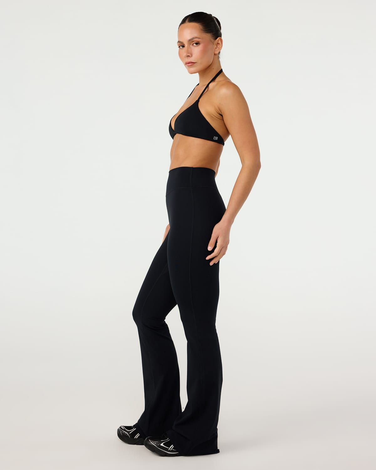 Form Invisible Scrunch Flare Leggings Tall | Black