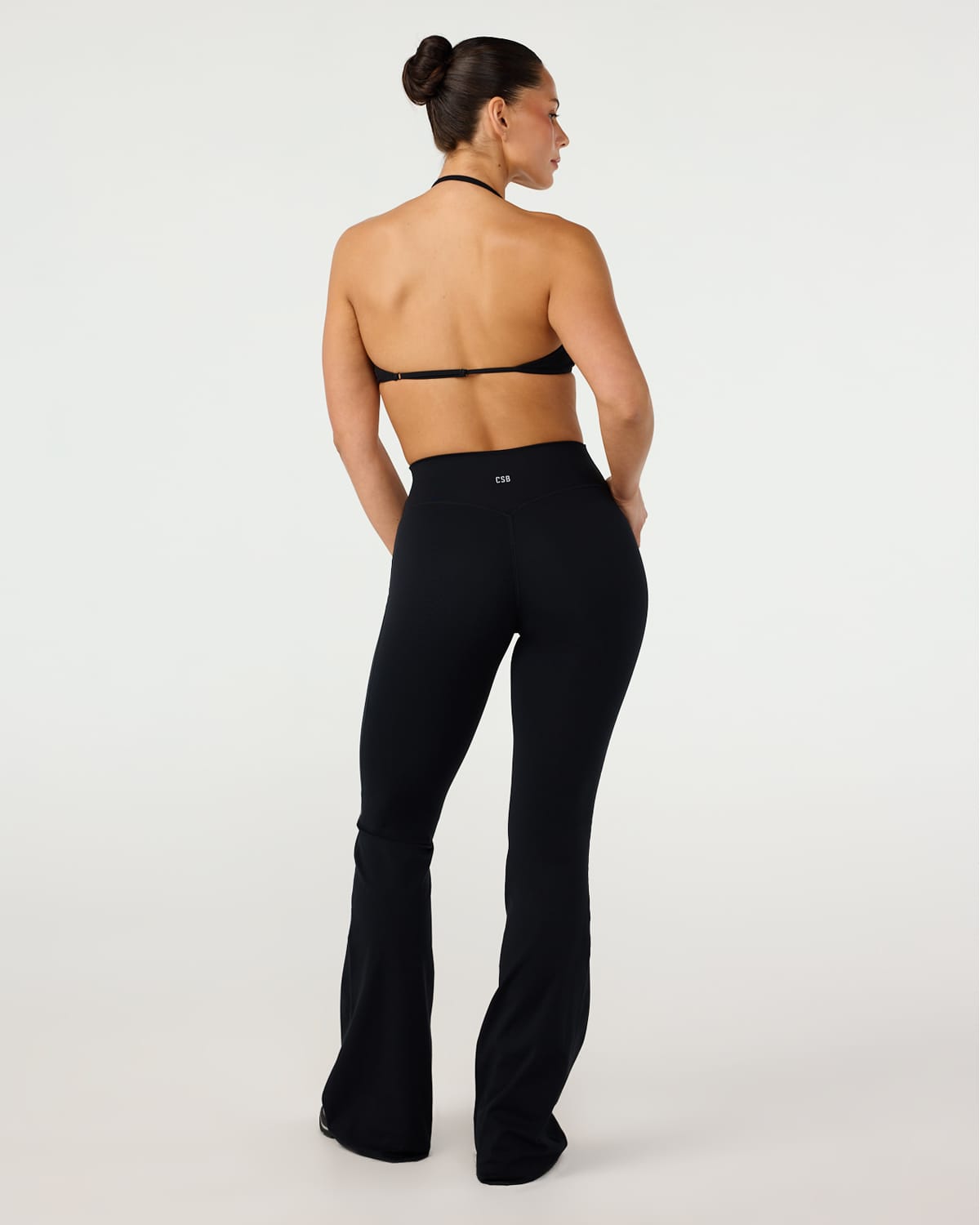 Form Invisible Scrunch Flare Leggings Tall | Black