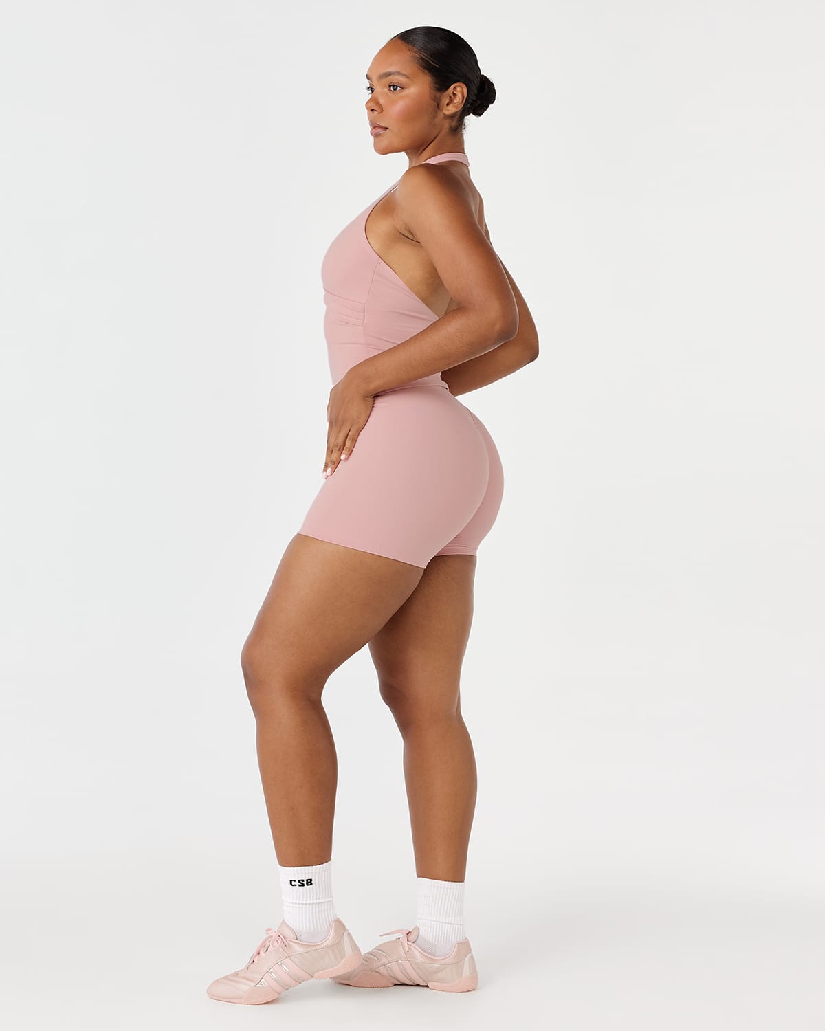 Form Invisible Scrunch Shorts 5" | Dusty Pink