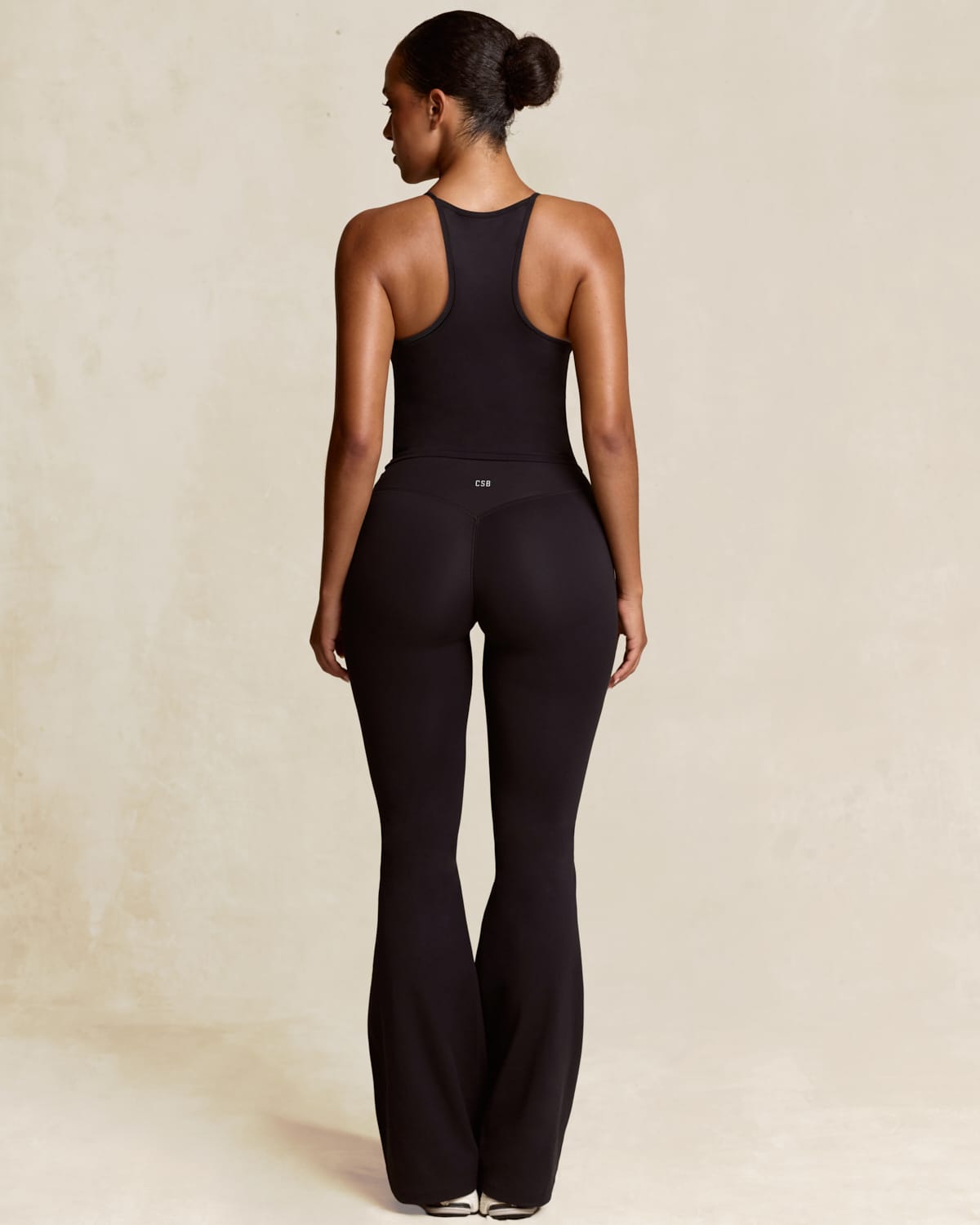 Form Invisible Scrunch Flare Leggings Tall | Black