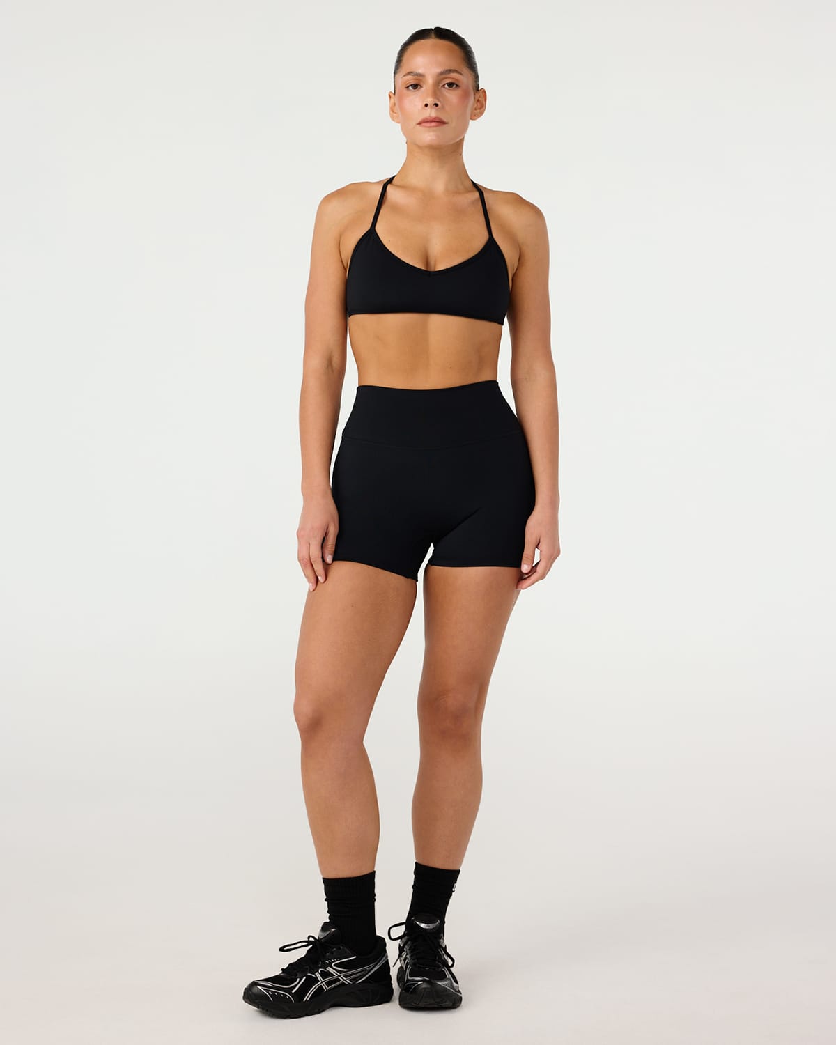 Freedom Scrunch Shorts 4" | Black