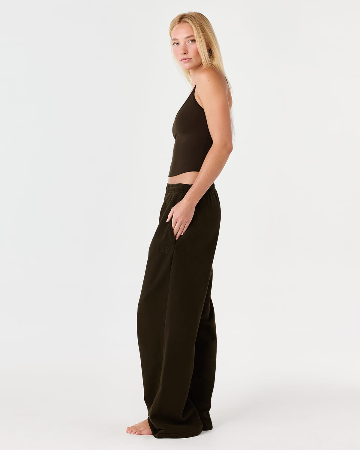 Straight Leg Sweatpants | Dark Chocolate