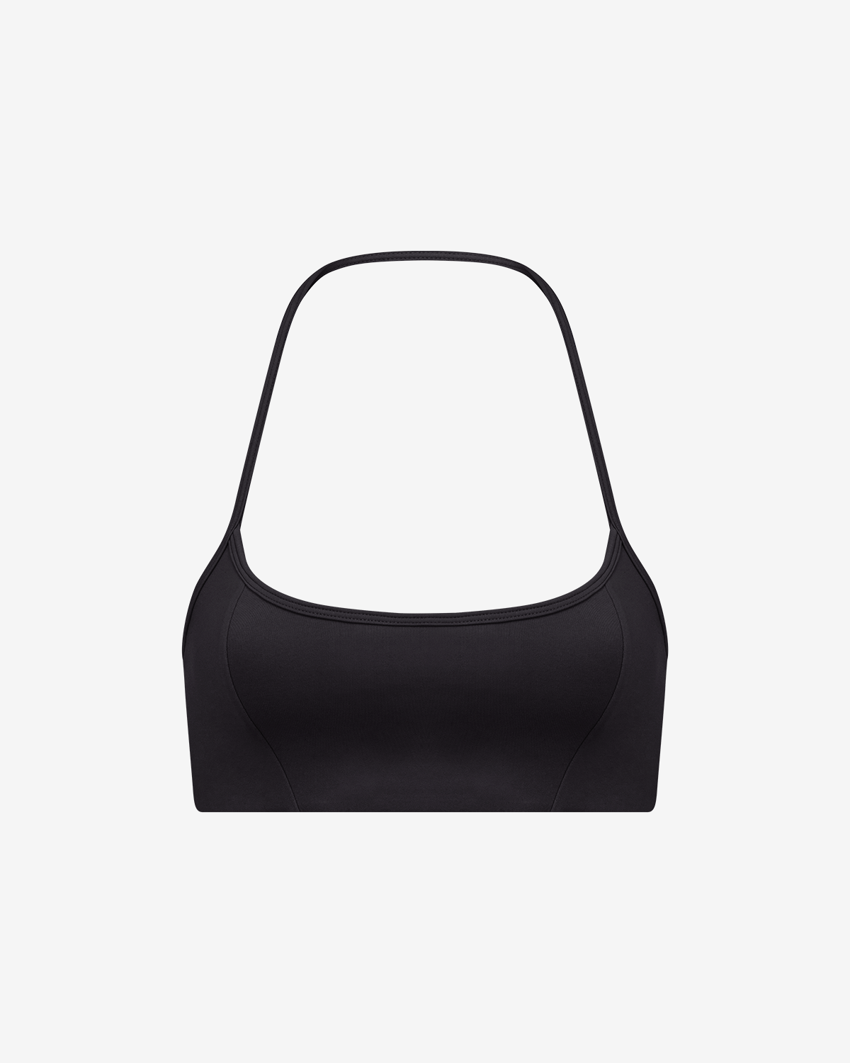 IM Serenity Contour Halter Crop | Black