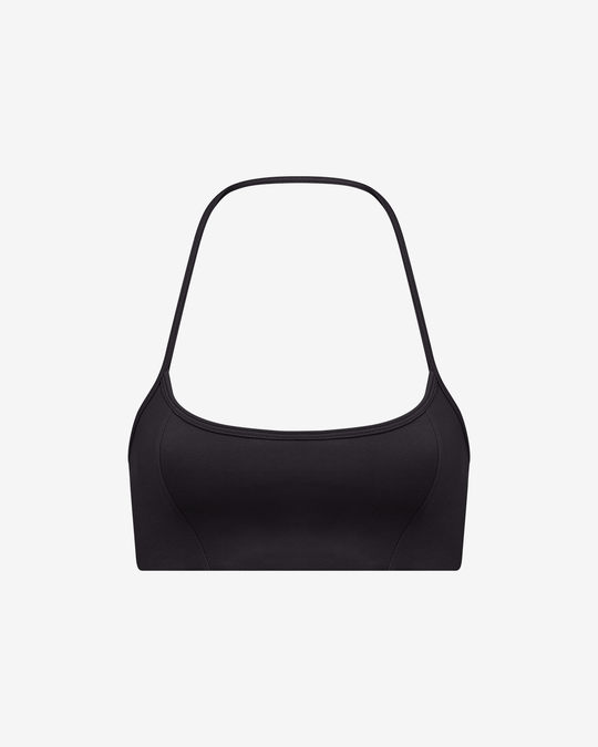 IM Serenity Contour Halter Crop | Black