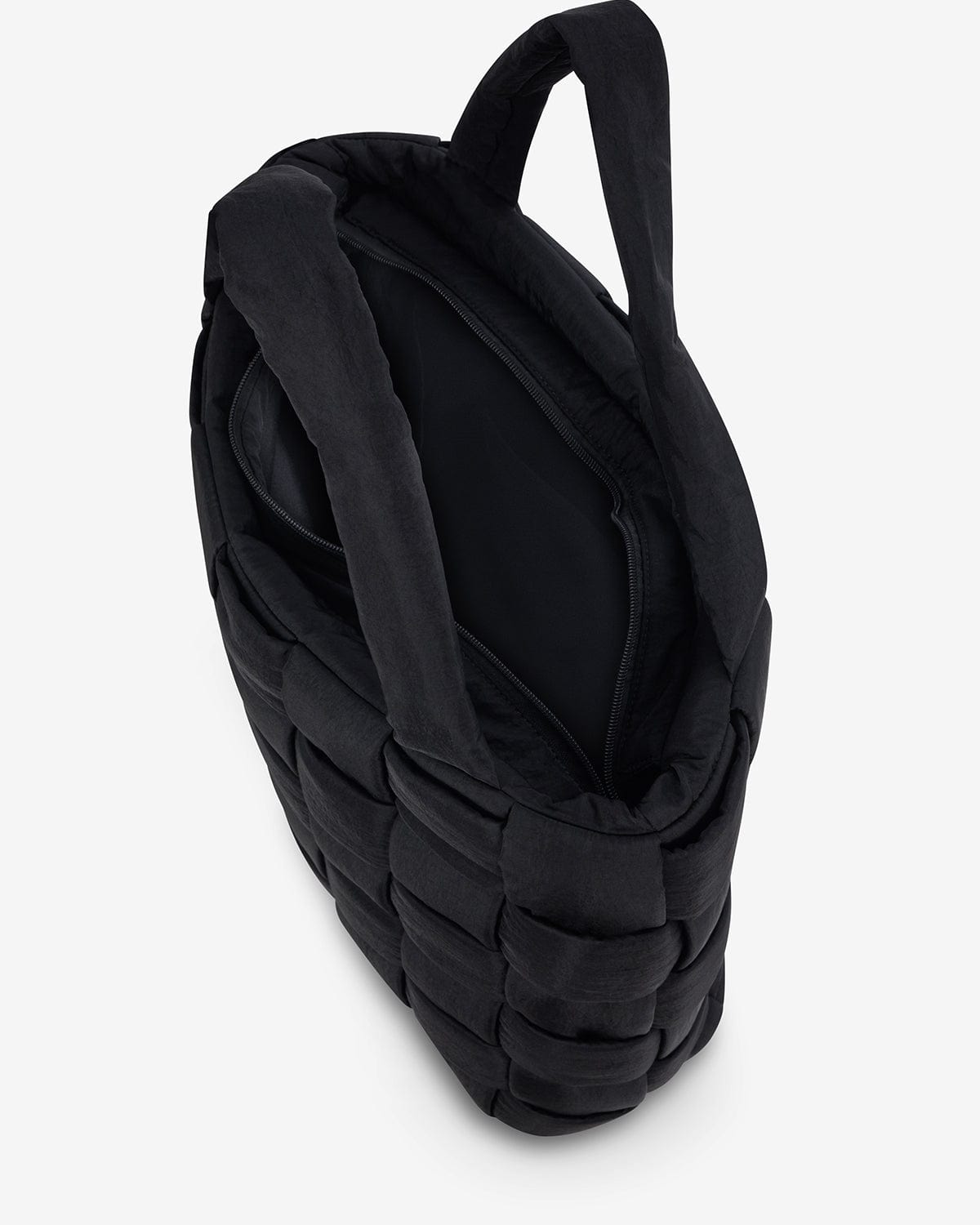Puffer Tote Bag | Black
