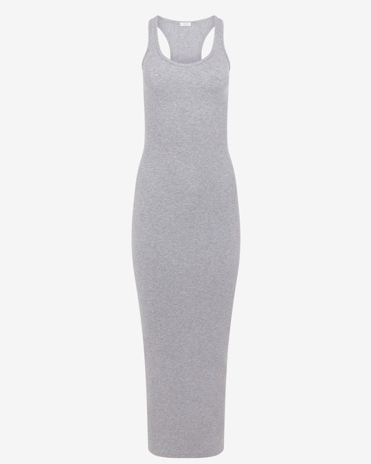 Racer Back Maxi Dress | Cloud Marl