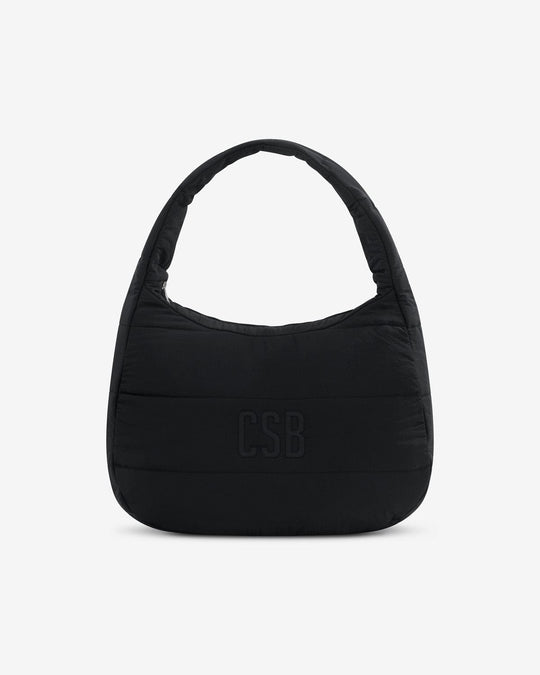 Crescent Puffer Bag | Black