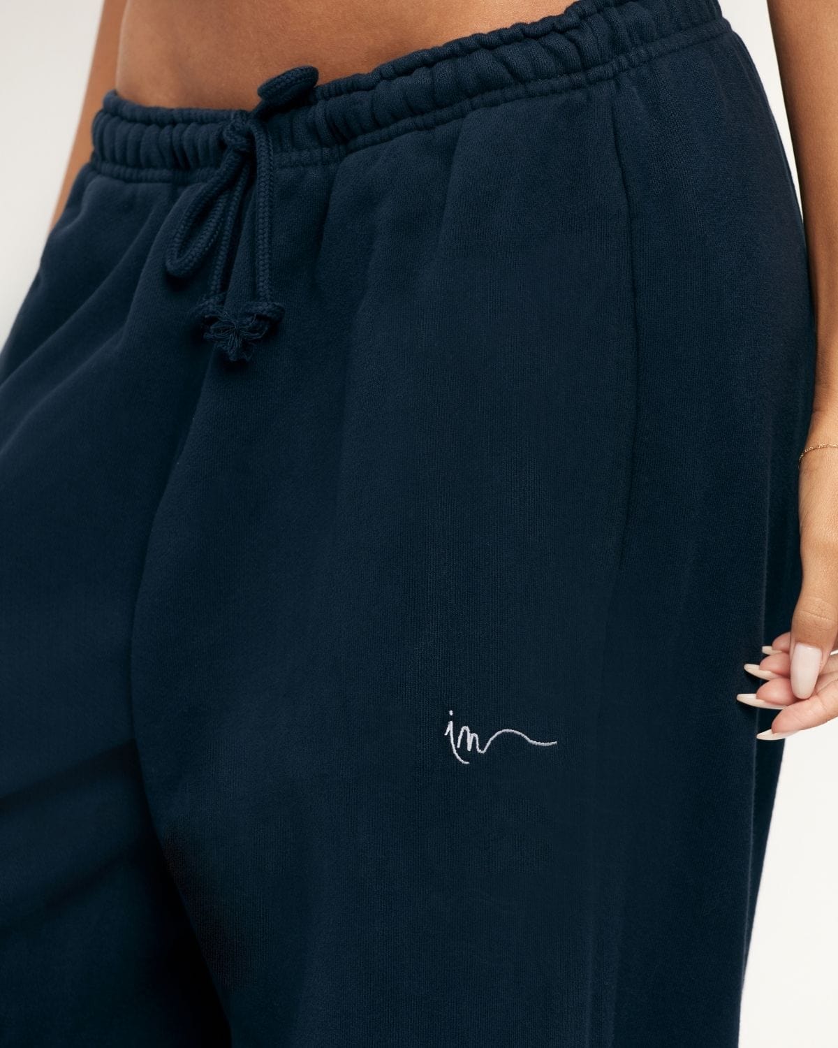 Wide Leg Sweatpants | Deep Navy