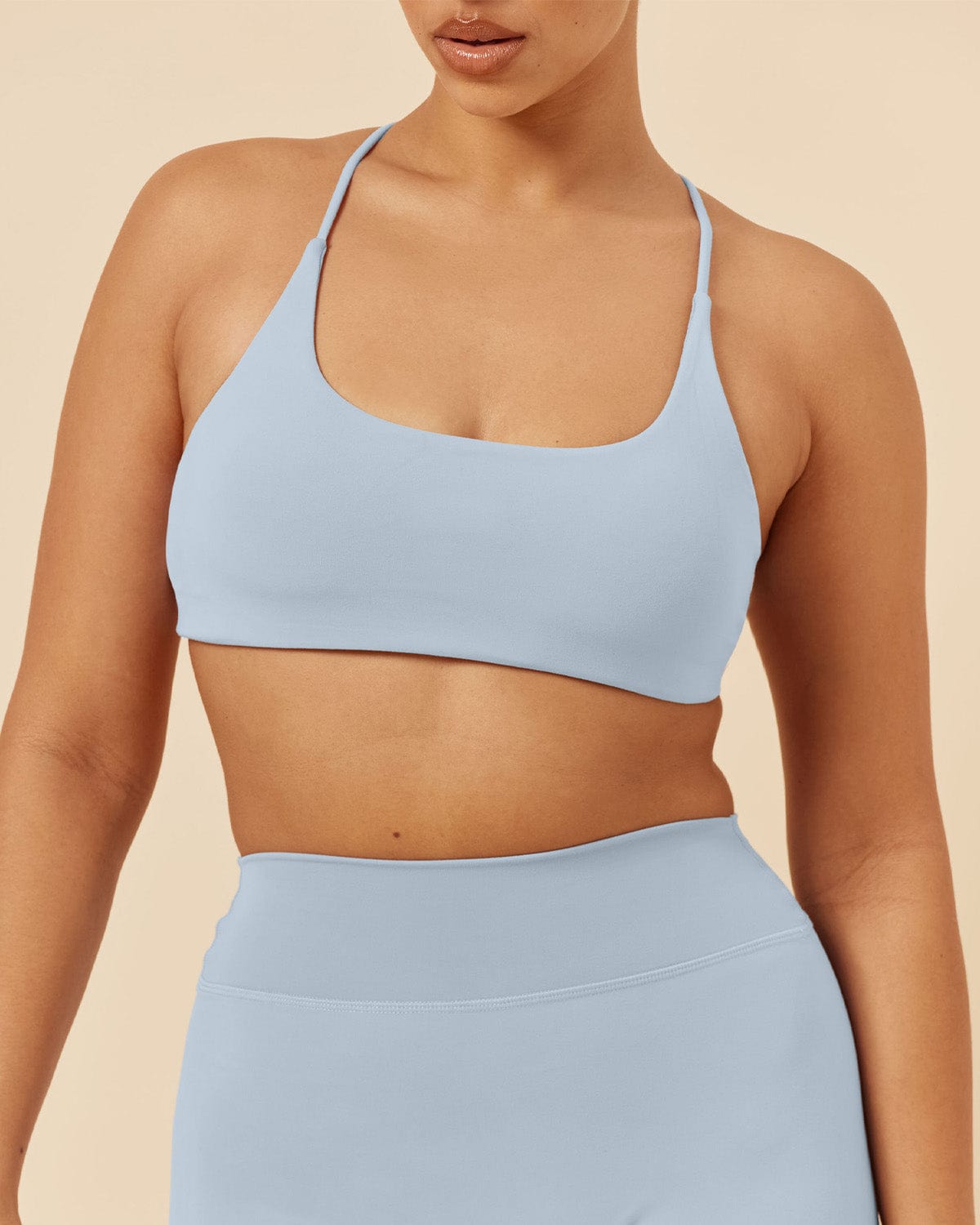Form Lexi Support Crop | Dusty Blue