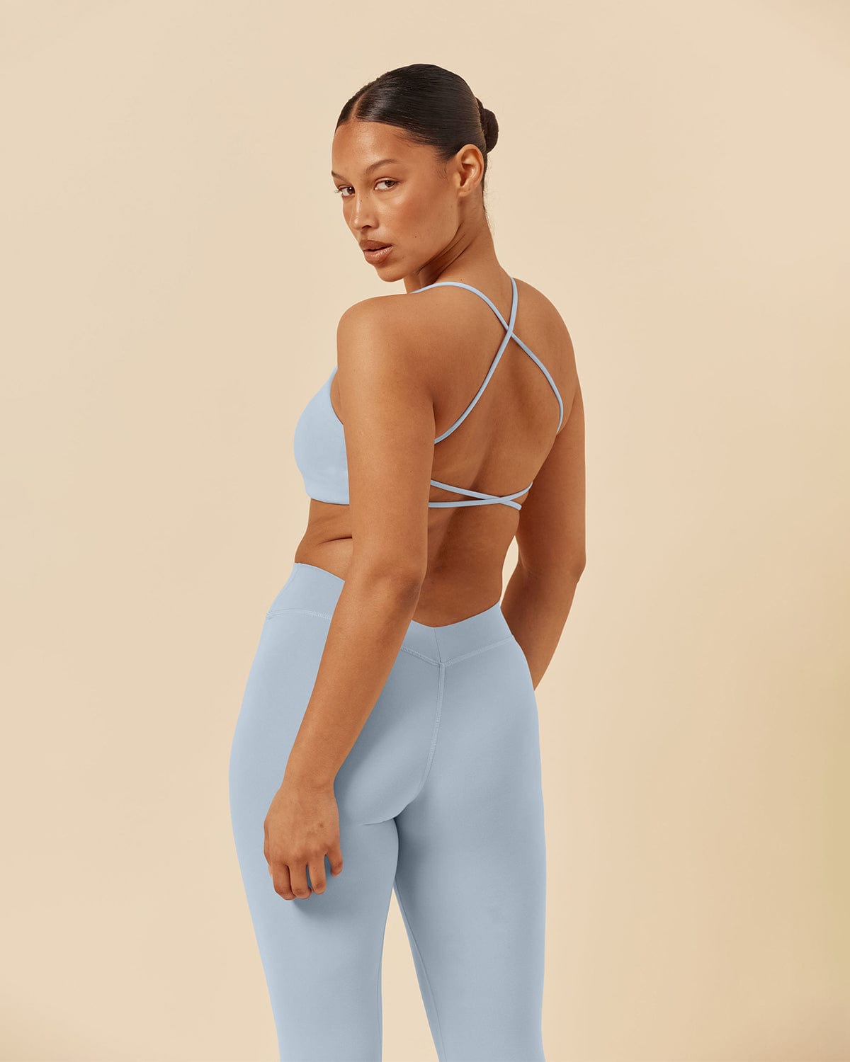 Form Lexi Support Crop | Dusty Blue