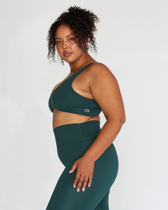 Serenity Isla Crop | Forest Green