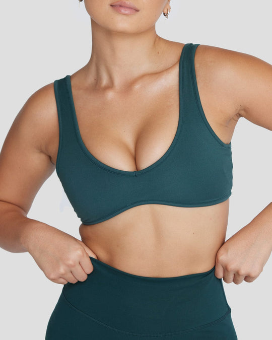 Serenity Isla Crop | Forest Green